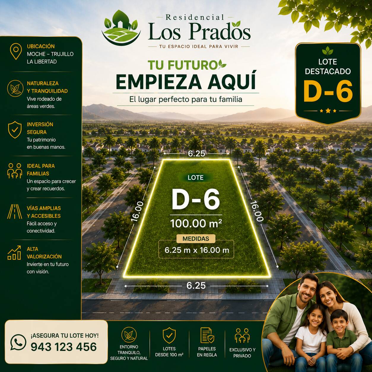 #13 - Terreno para construcción para Venta en Trujillo - LAL
