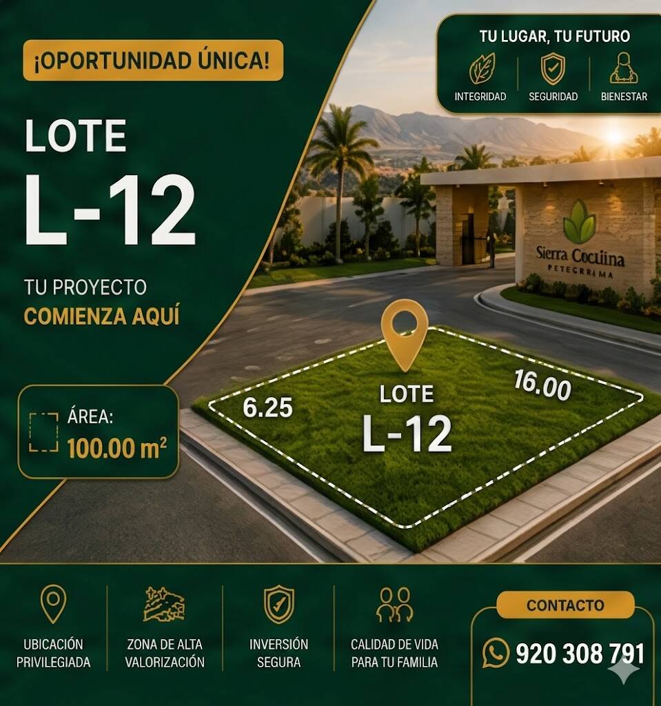 #L12 - Terreno para Venta en Trujillo - LAL