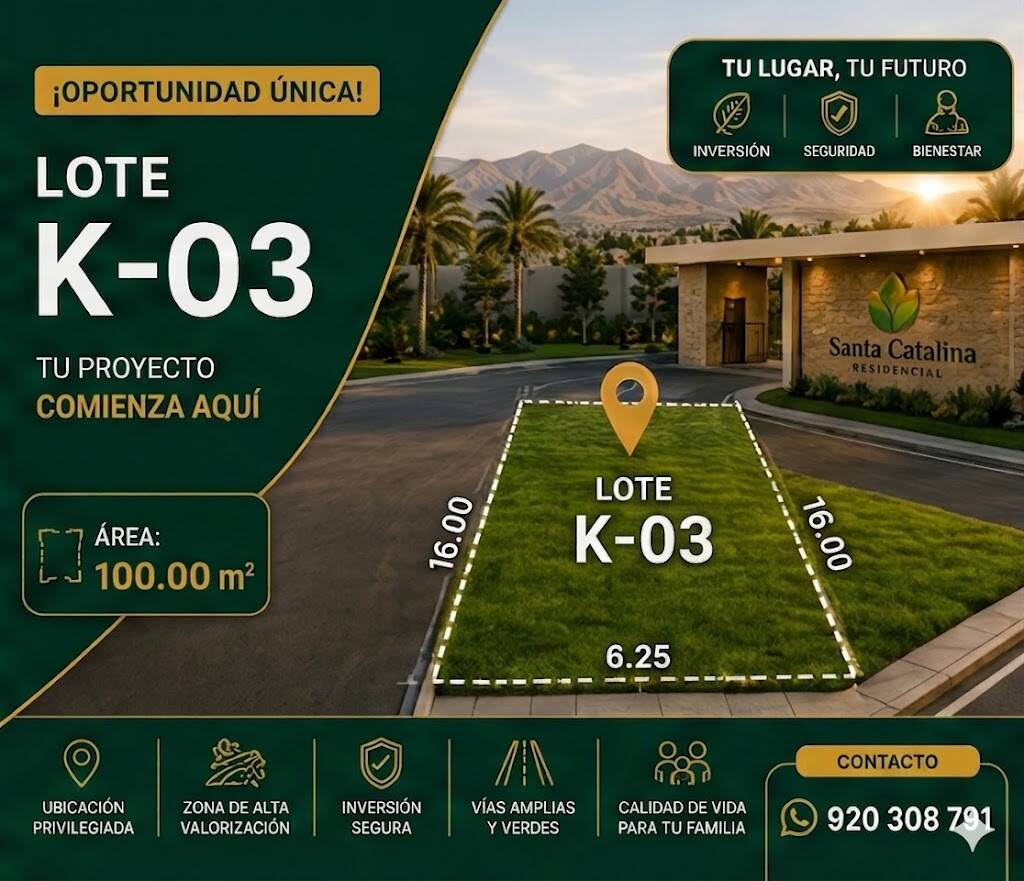 #K03 - Terreno para Venta en Trujillo - LAL