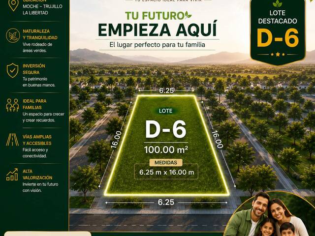 #13 - Terreno para construcción para Venta en Trujillo - LAL