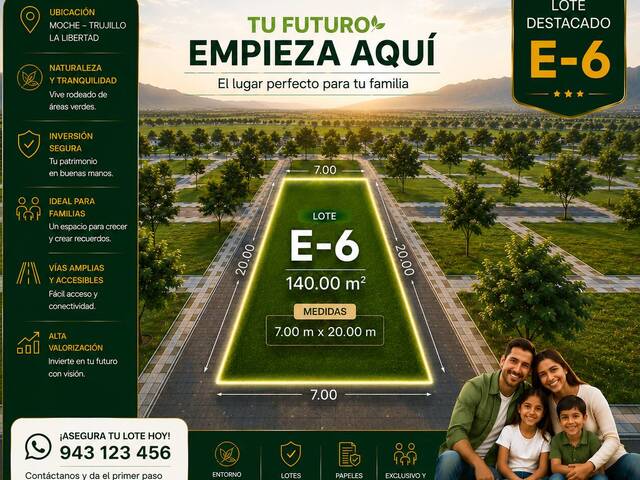 #20 - Terreno para Venta en Trujillo - LAL