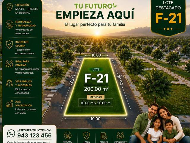 #21 - Terreno para Venta en Trujillo - LAL