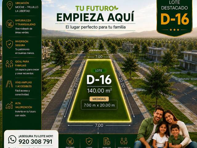 #34 - Terreno para Venta en Trujillo - LAL