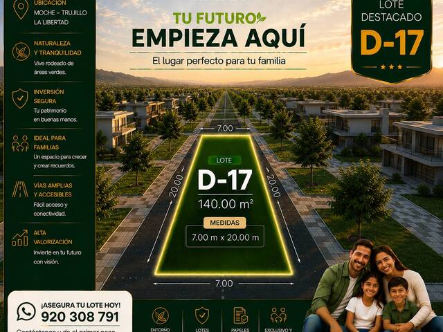 #40 - Terreno para Venta en Trujillo - LAL
