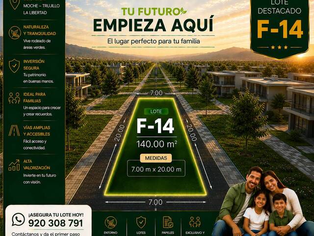 #44 - Terreno para Venta en Trujillo - LAL