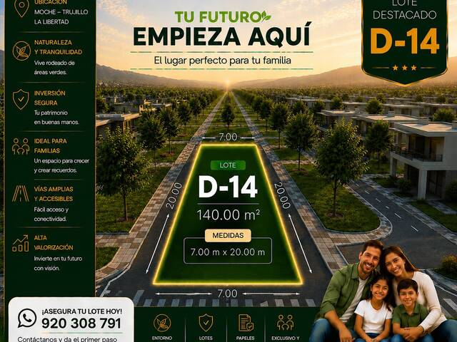 #6 - Terreno para Venta en Trujillo - LAL