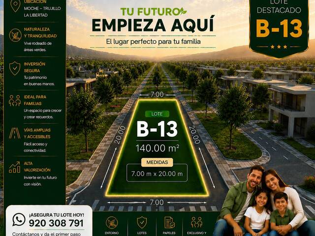 #7 - Terreno para Venta en Trujillo - LAL