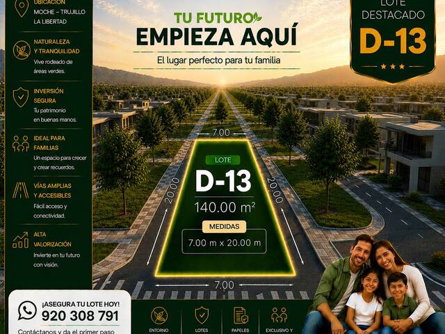 #9 - Terreno para Venta en Trujillo - LAL