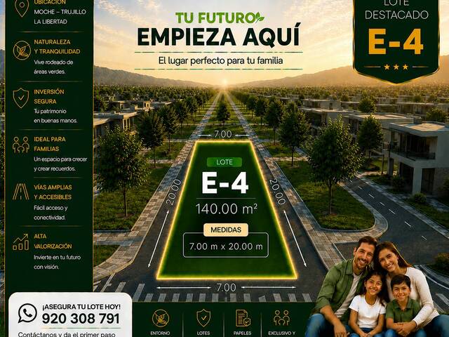 #5 - Terreno para Venta en Trujillo - LAL